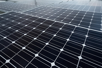 Image showing Closeup of solar panel 