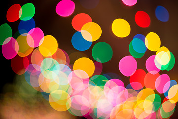 Image showing Defocused bokeh lights