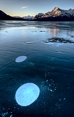 Image showing Abraham Lake Winter