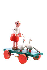 Image showing old wooden toy 