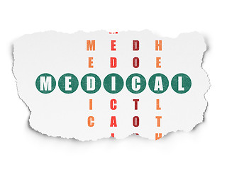 Image showing Health concept: Medical in Crossword Puzzle