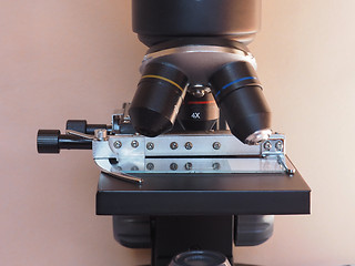 Image showing Light microscope detail