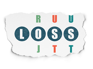 Image showing Business concept: Loss in Crossword Puzzle