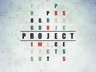 Image showing Business concept: Project in Crossword Puzzle