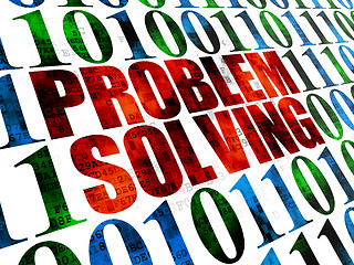 Image showing Finance concept: Problem Solving on Digital background