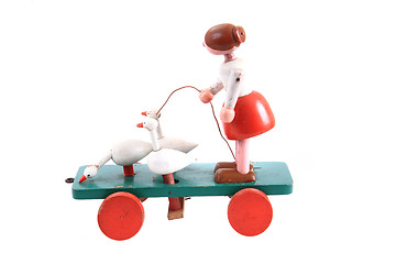 Image showing old wooden toy 