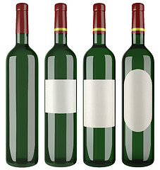 Image showing Wine Bottle Cutout