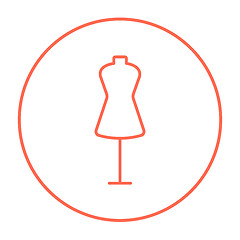 Image showing Mannequin line icon.