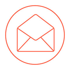 Image showing Envelope line icon.