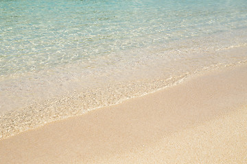 Image showing Wave on beach