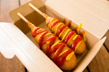 Image showing Corn dog