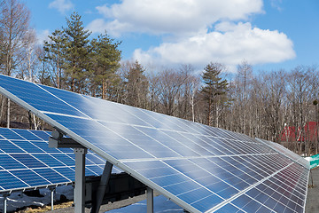 Image showing Solar panel plant