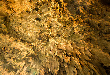 Image showing Stalactites in cave