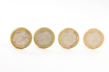 Image showing four euros