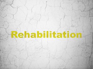 Image showing Healthcare concept: Rehabilitation on wall background