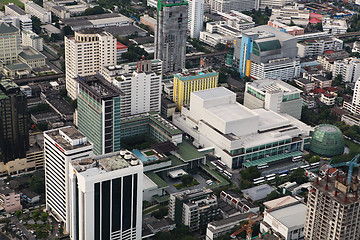 Image showing Aerial view of Bangkok city 