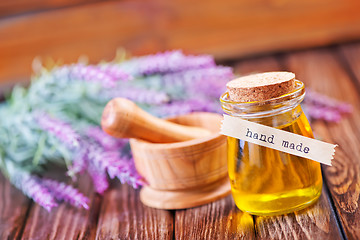 Image showing lavender oil