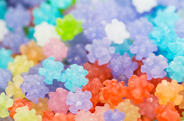 Image showing Japanese sugar candy called konpeito