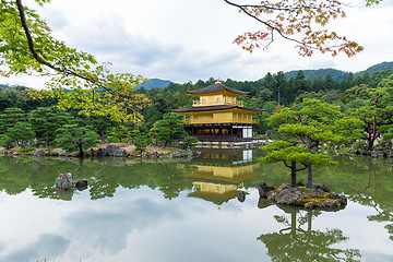 Image showing Kinkaku-ji temple in Kyoto, Japan