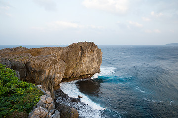 Image showing Seascape and cliff