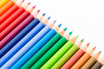 Image showing Colourful pencil