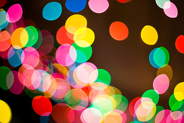 Image showing Picture of beautiful bokeh lights for background