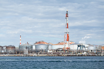 Image showing Seaside Industry factory in Kawasaki