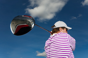 Image showing Golf swing