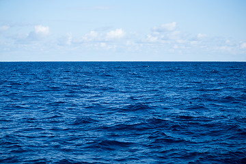 Image showing Sky and blue sea