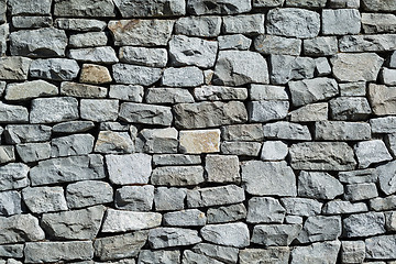 Image showing Grey Stone wall