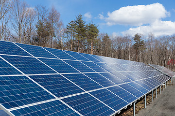 Image showing Solar panel and sky