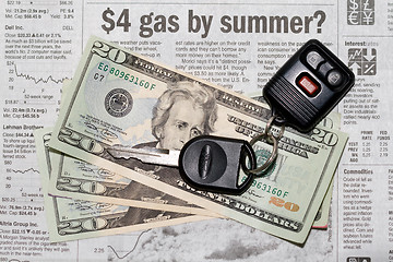 Image showing Four Dollar Gas
