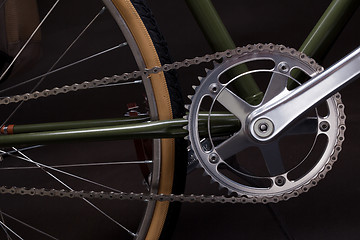 Image showing Vintage bicycle crank