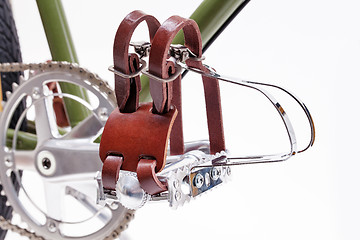 Image showing Vintage bicycle pedals