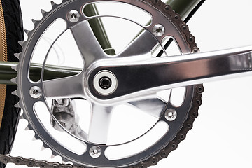 Image showing Vintage bicycle crank