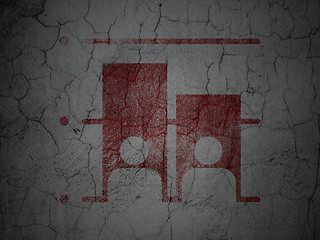 Image showing Politics concept: Election on grunge wall background