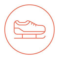 Image showing Skate line icon.