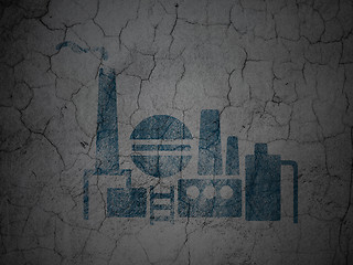 Image showing Business concept: Oil And Gas Indusry on grunge wall background