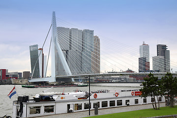 Image showing ROTTERDAM, THE NETHERLANDS - 18 AUGUST: Rotterdam is a city mode