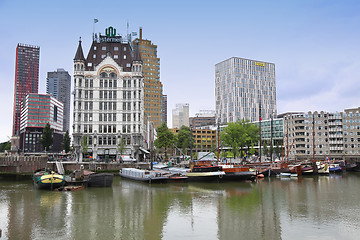 Image showing ROTTERDAM, THE NETHERLANDS - 18 AUGUST: Rotterdam is a city mode