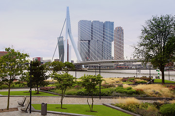 Image showing ROTTERDAM, THE NETHERLANDS - 18 AUGUST: Rotterdam is a city mode