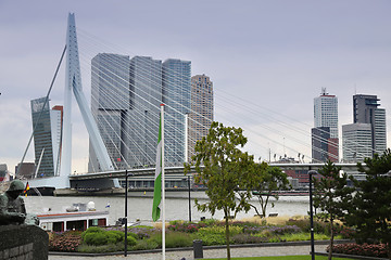 Image showing ROTTERDAM, THE NETHERLANDS - 18 AUGUST: Rotterdam is a city mode