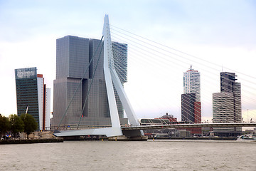 Image showing ROTTERDAM, THE NETHERLANDS - 18 AUGUST: Rotterdam is a city mode