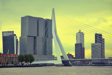 Image showing ROTTERDAM, THE NETHERLANDS - 18 AUGUST: Rotterdam is a city mode