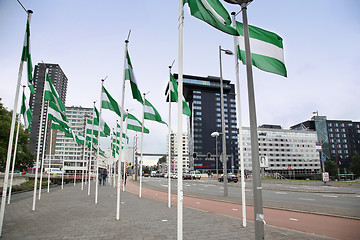 Image showing ROTTERDAM, THE NETHERLANDS - 18 AUGUST: Rotterdam is a city mode