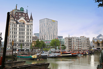 Image showing ROTTERDAM, THE NETHERLANDS - 18 AUGUST: Rotterdam is a city mode