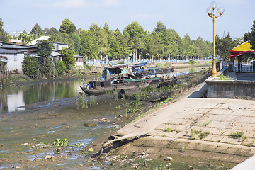 Image showing Water crisis in the Mekong Delta