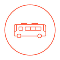 Image showing Bus line icon.