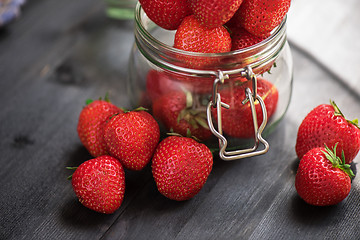 Image showing Fresh ripe strawberry