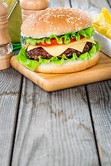 Image showing Burger